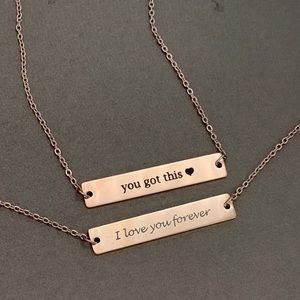 personalized necklace